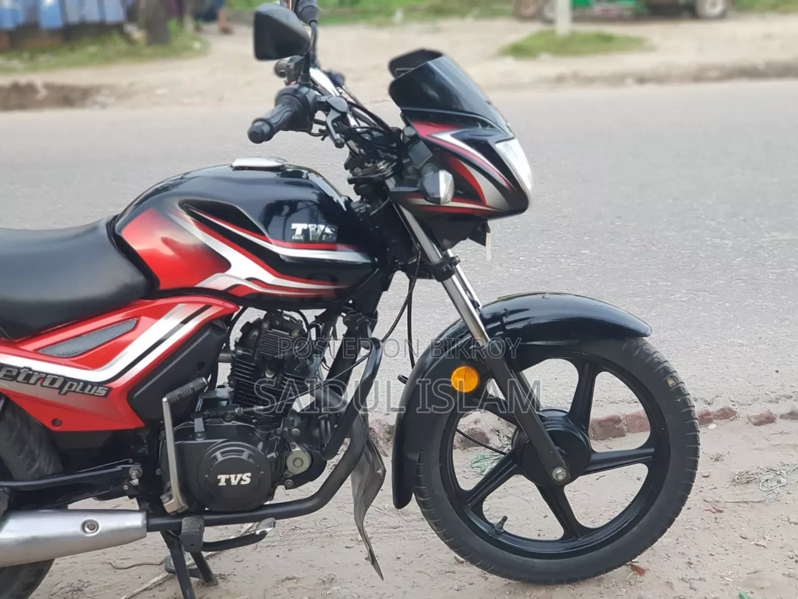 New TVS Metro Plus 2022 Black