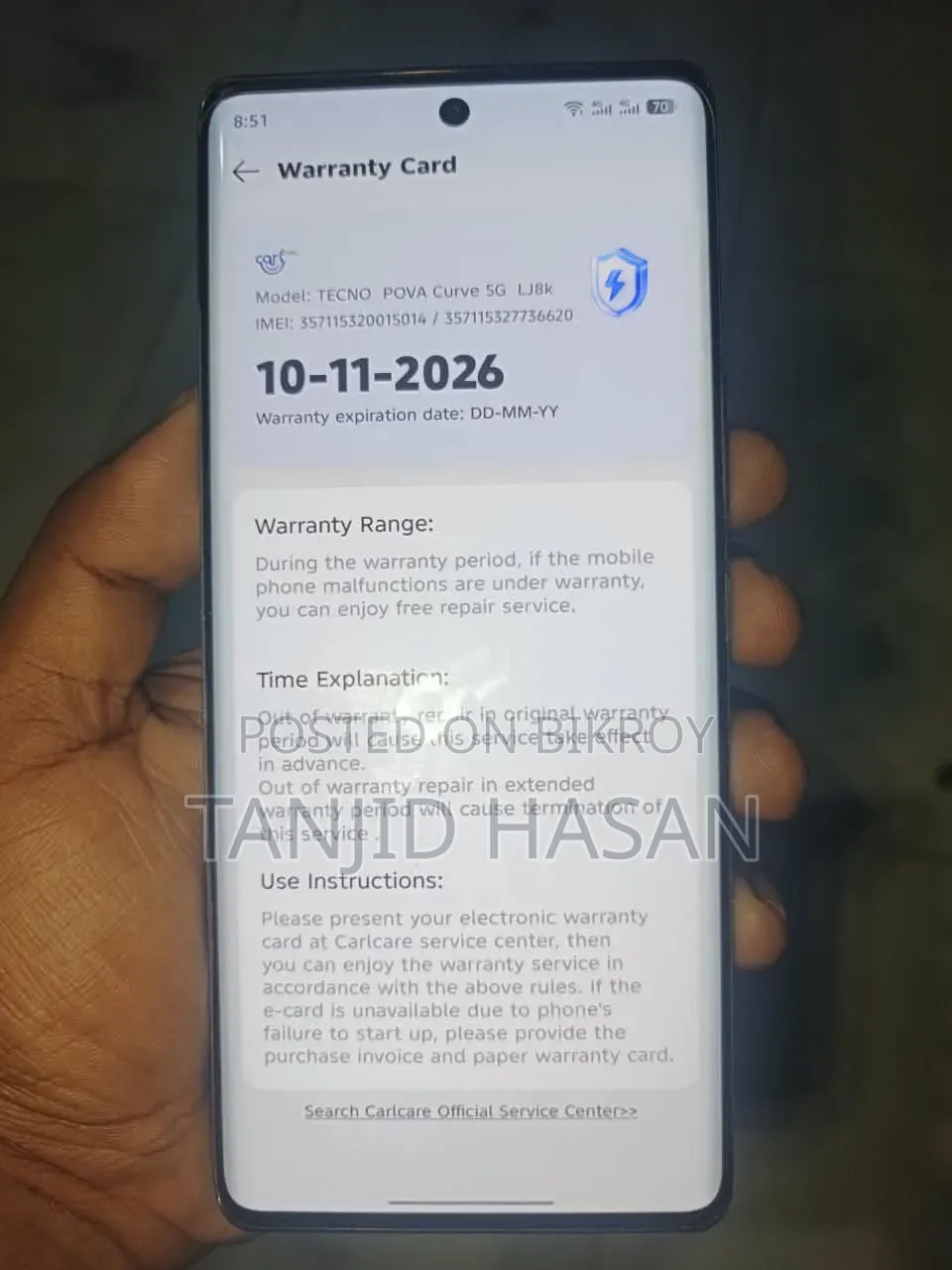 Tecno Pova Curve 256 GB Silver
