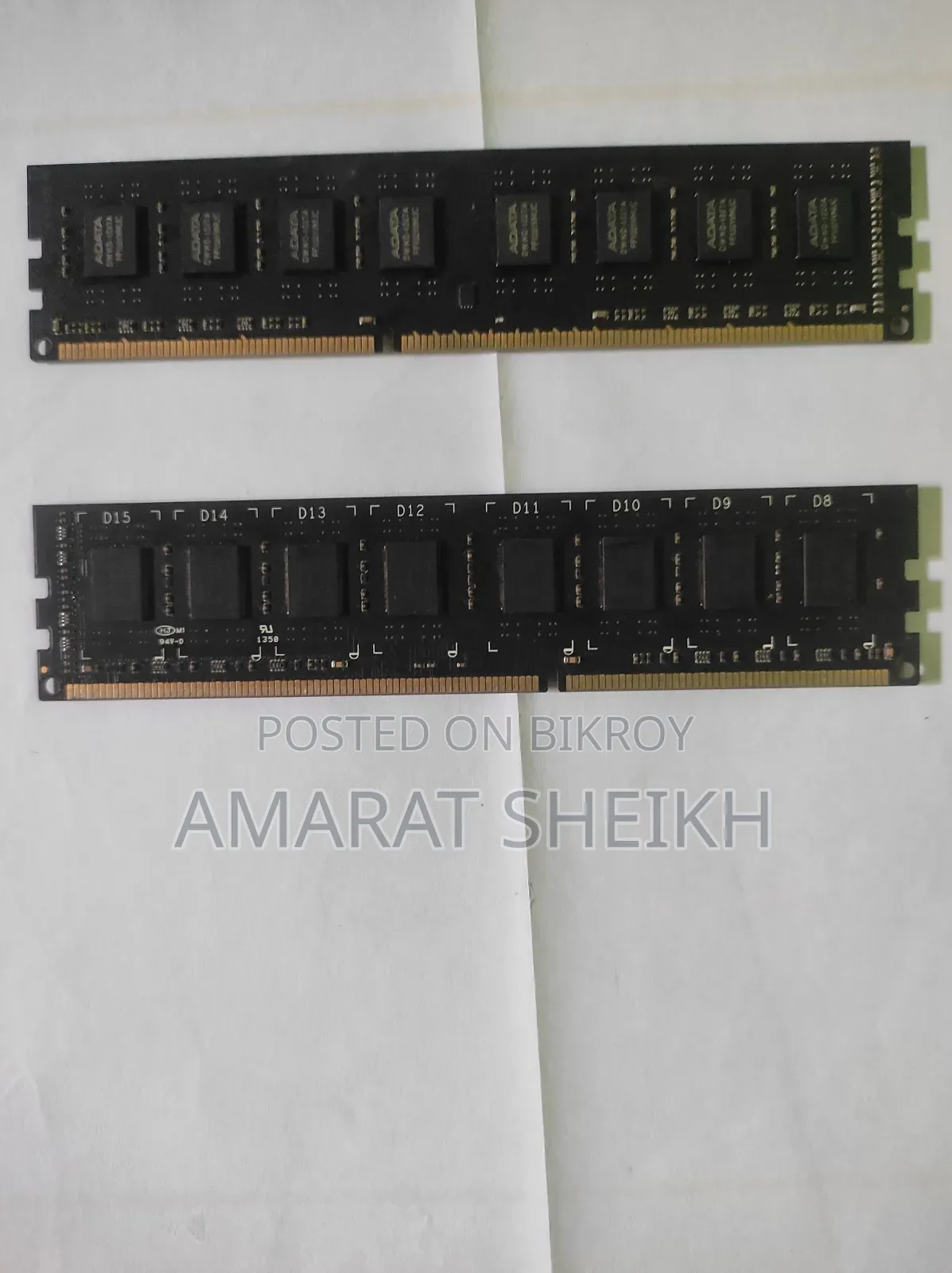 Ram 4×4 8GB DDR3