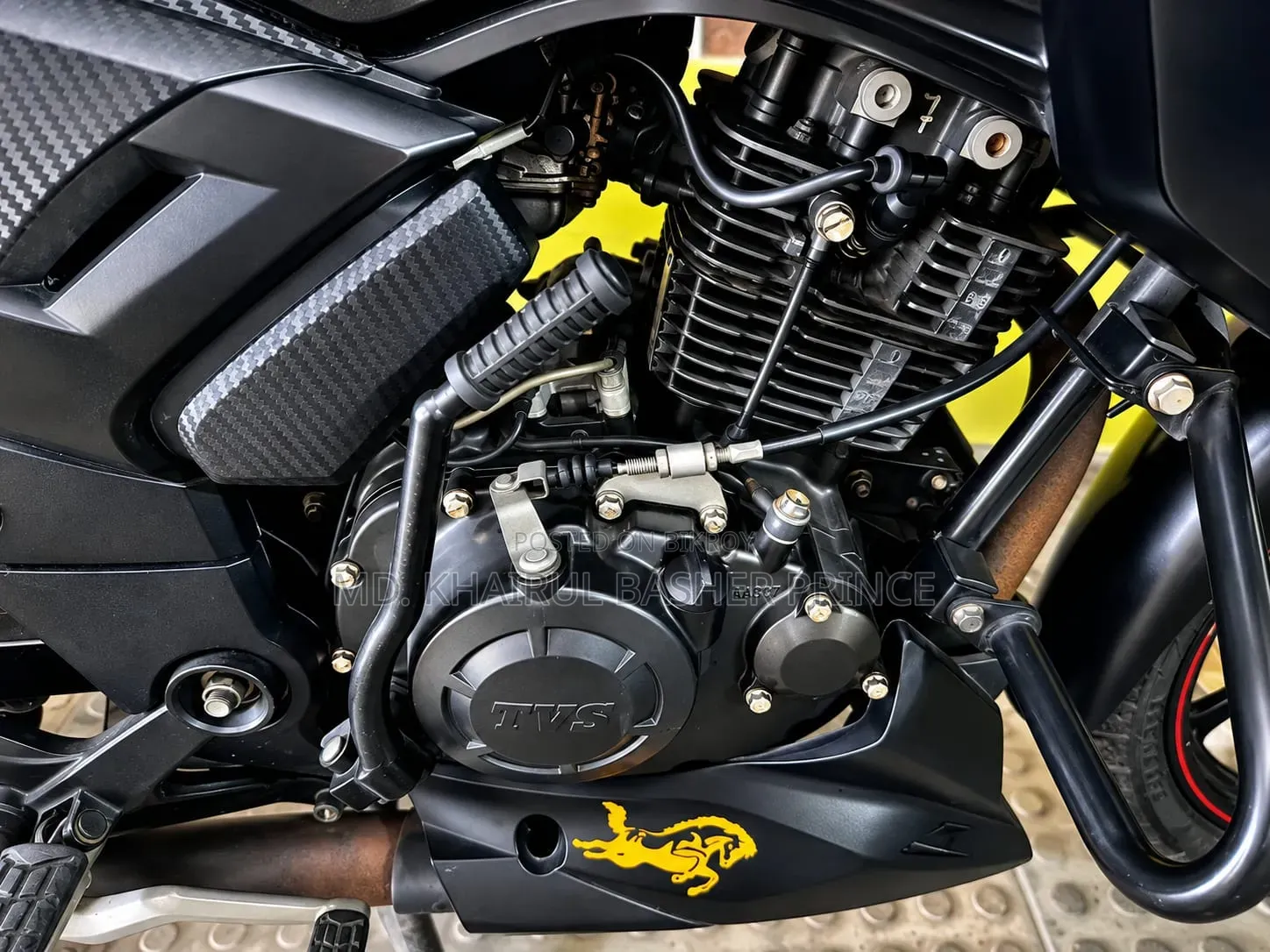 TVS Apache RTR 160 2V 2017 Black