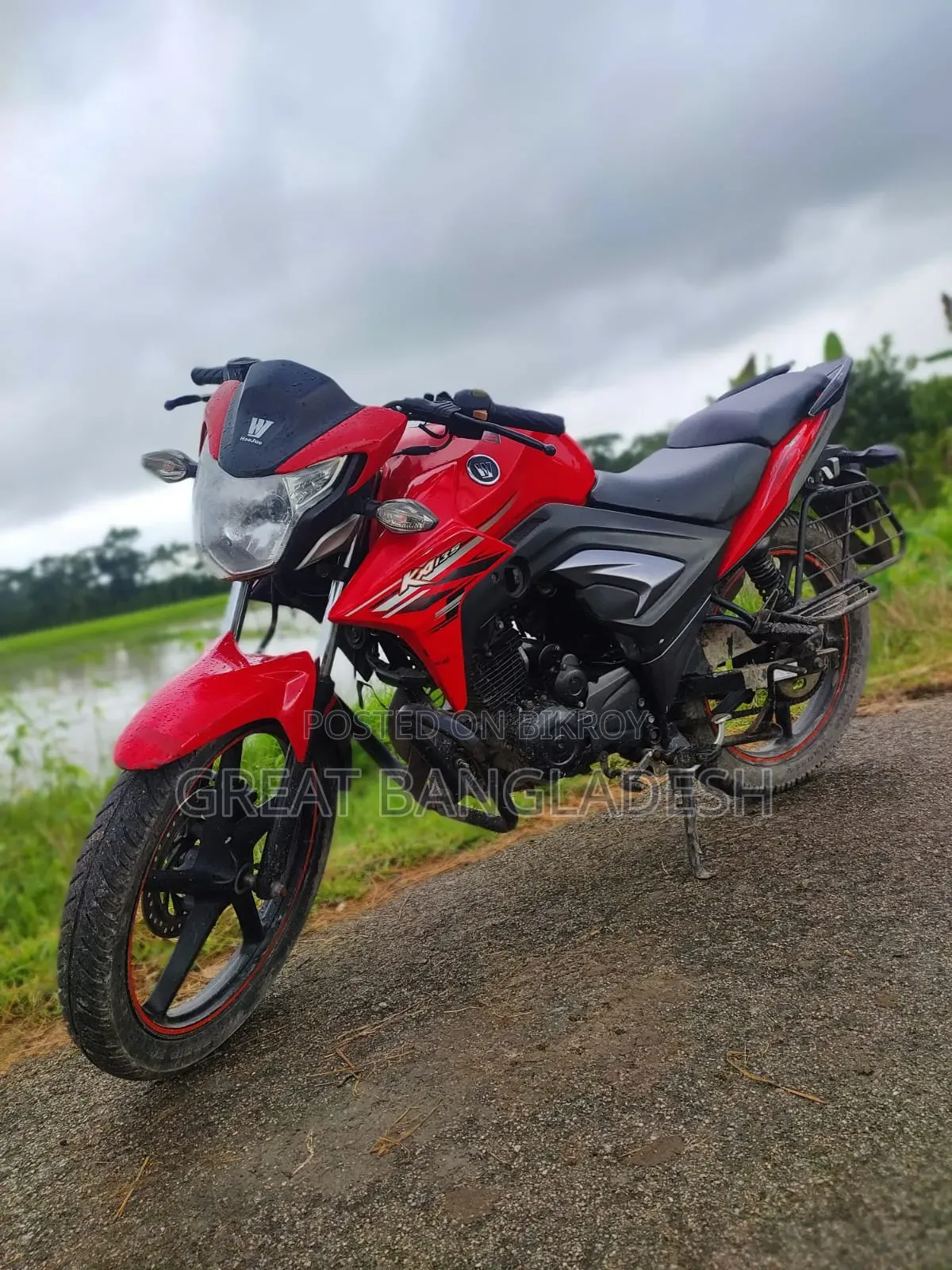 Haojue HJ125-30A 2017 Red