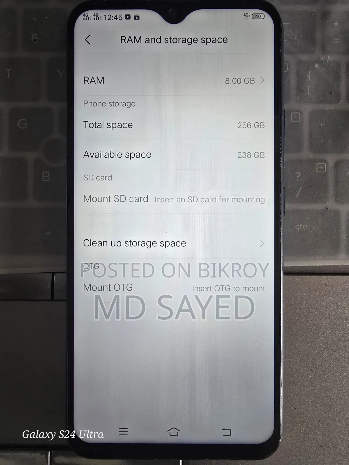 Vivo Y17 256 GB Blue