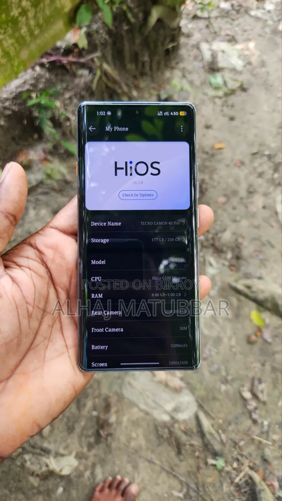 Tecno Camon 40 Pro 4G 256 GB