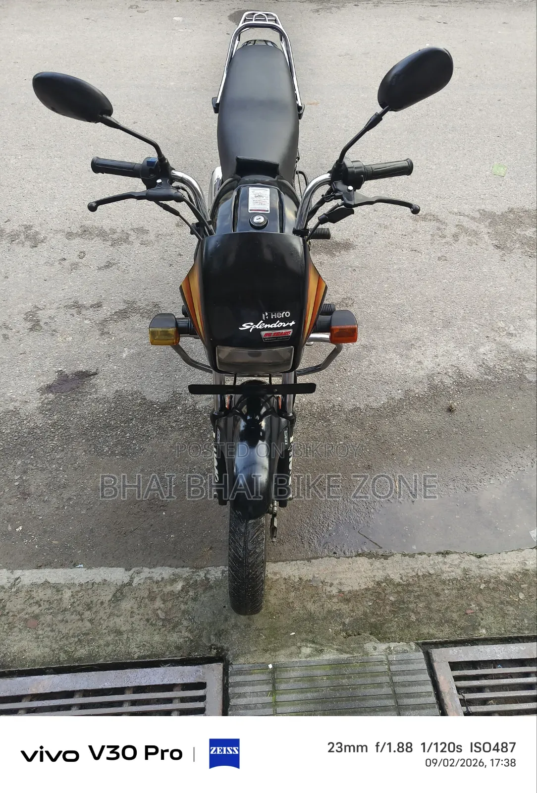 Hero Splendor Plus IBS i3S 2023 Black