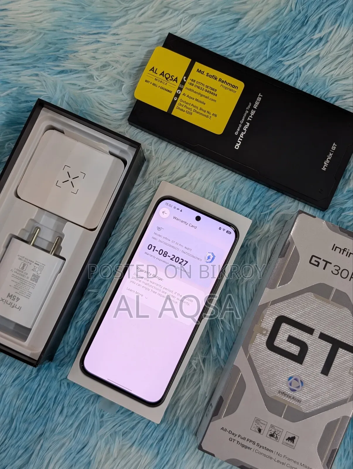 Infinix GT 30 Pro 256 GB Black