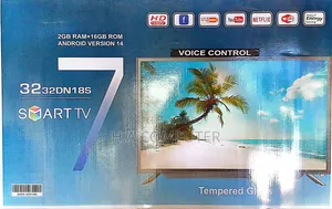 32 Inch Smart Android TV | Android 14 | 2GB RAM + 16GB ROM | Voice CTR