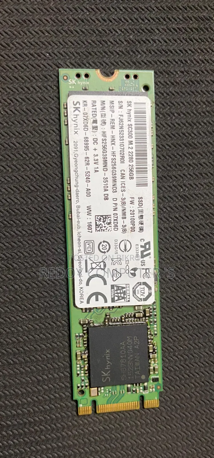 SK Hynix SC300 M.2 2280 256GB Solid State Drive (SSD)