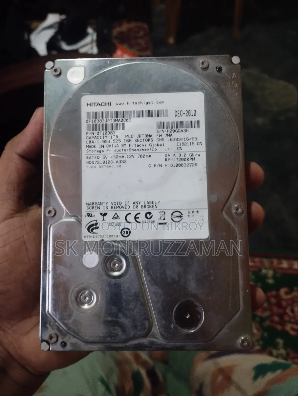 1 TB Hard Disk