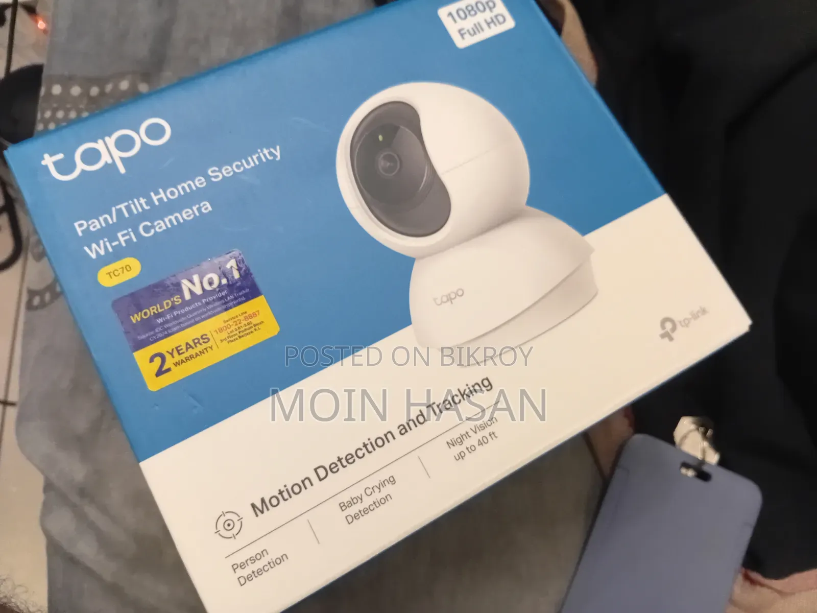 TP-Link Tapo TC70 1080p Full HD Wi-Fi Security Camera (Brand New)