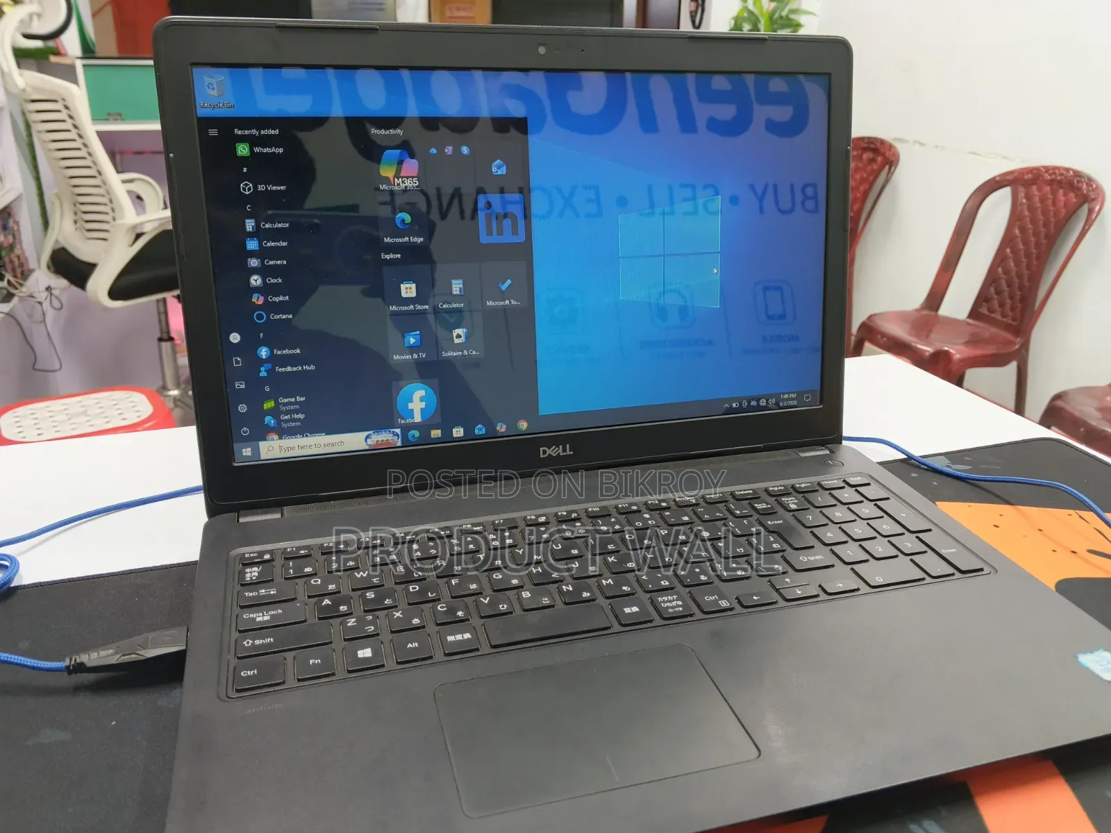 Laptop Dell Latitude 3580 8GB Intel Core i3 SSD 128GB