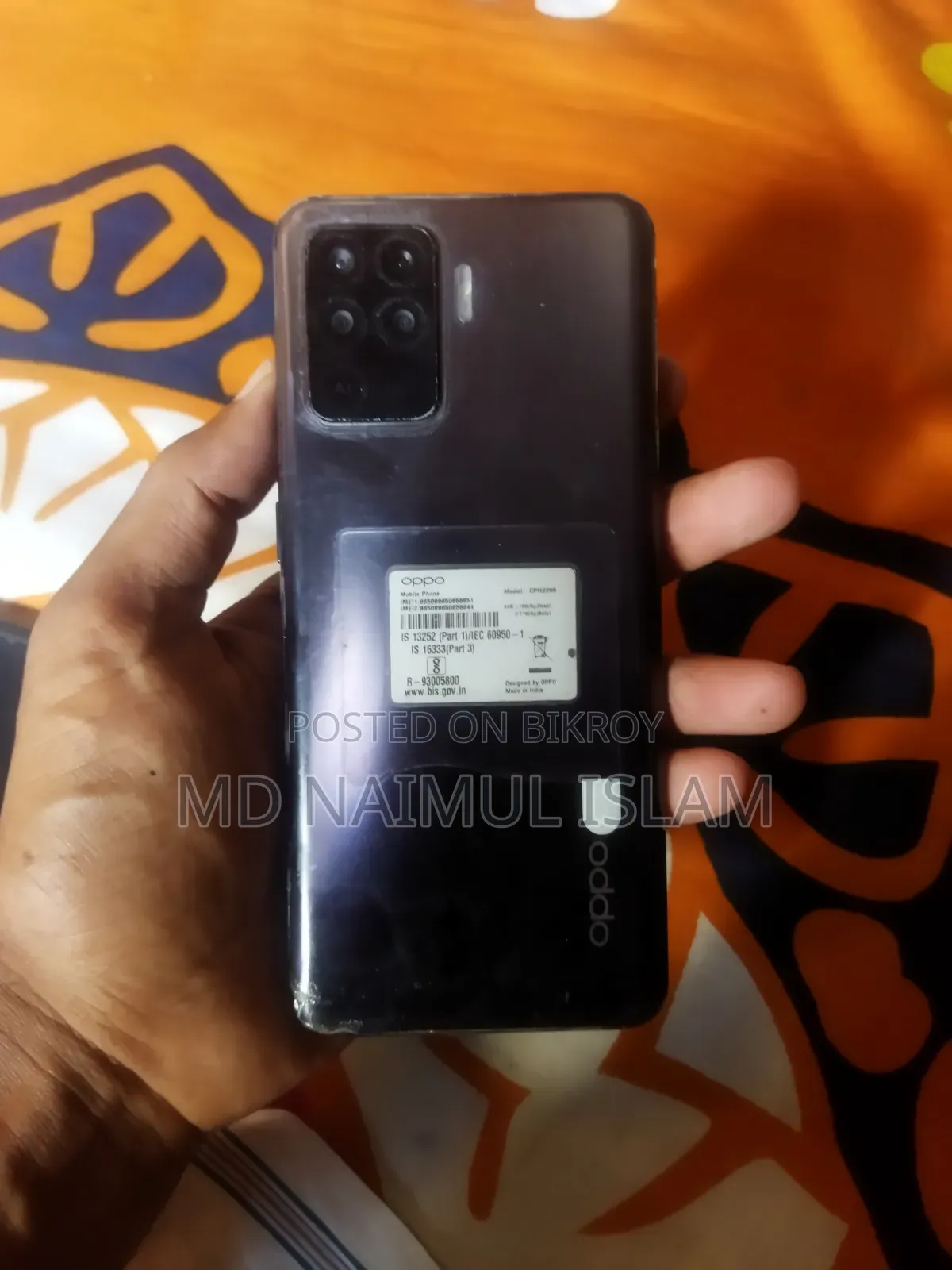 Oppo F19 Pro 128 GB Black
