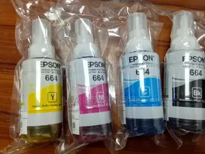 Epson 664 Original Ink Bottle Set – Yellow, Magenta, Cyan & Black
