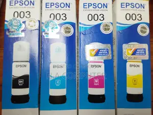 Epson 003 Ink Bottle Set – Black, Cyan, Magenta & Yellow