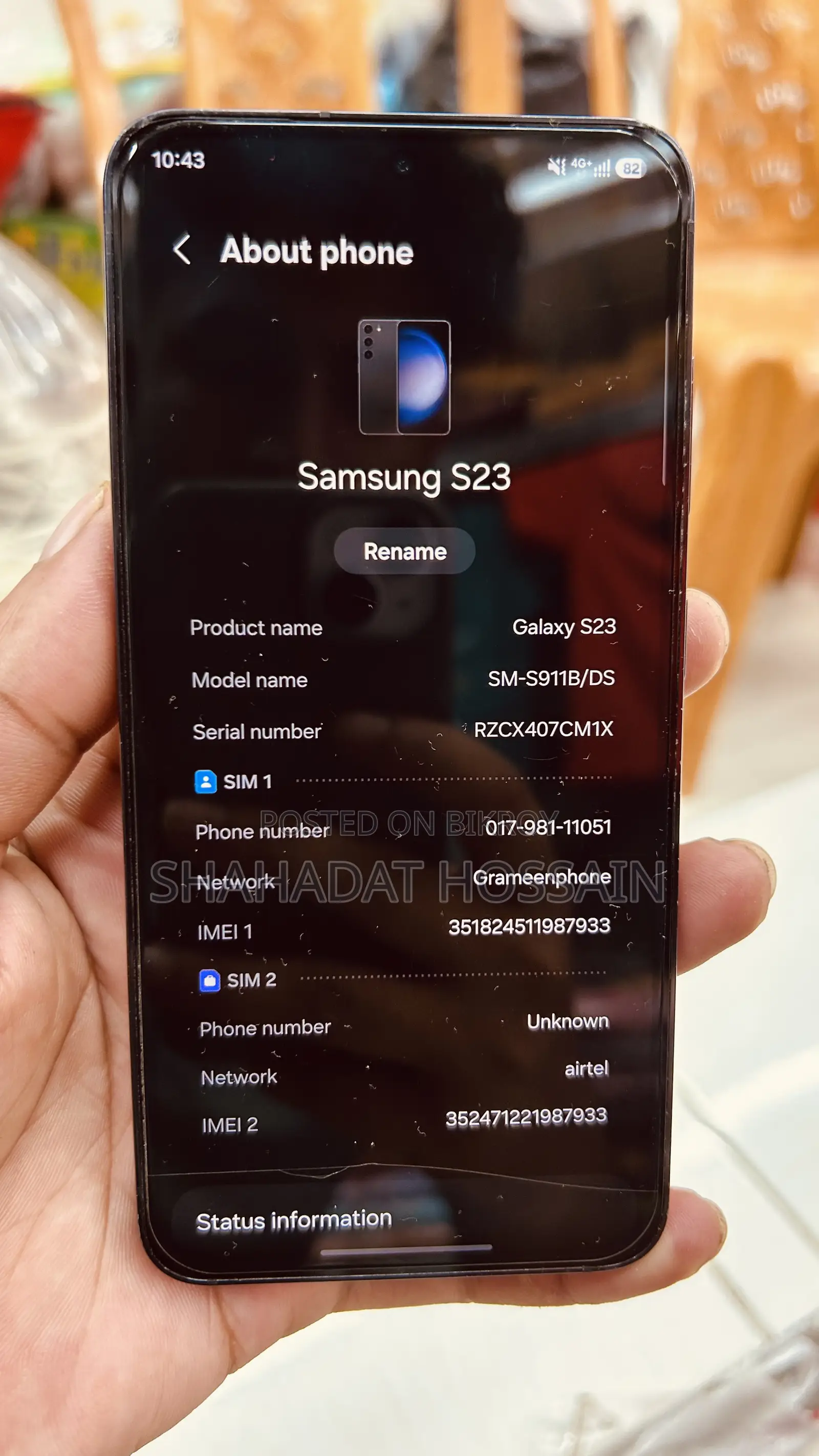 Samsung Galaxy S23 128 GB Black