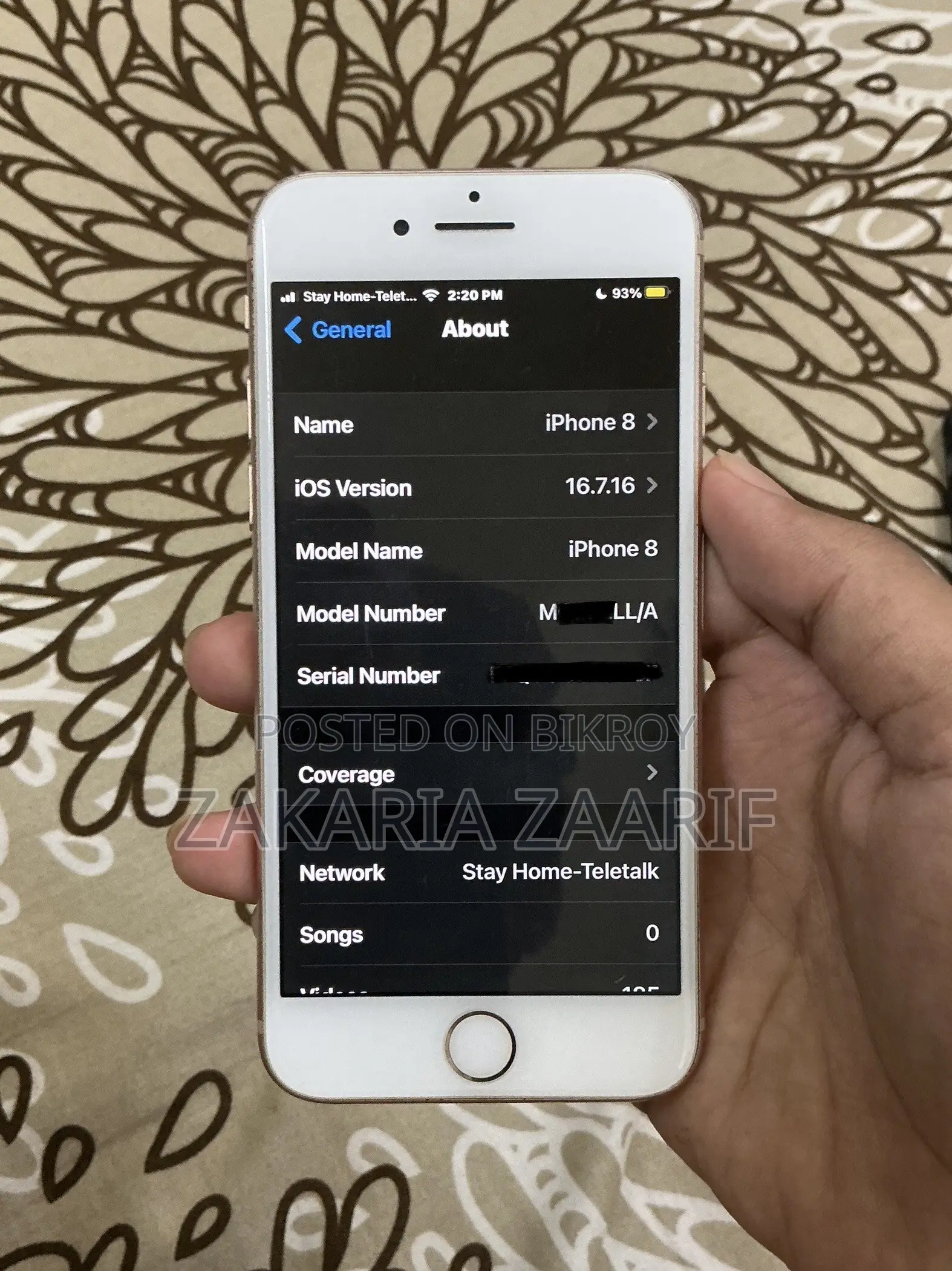 Apple iPhone 8 64 GB Rose Gold