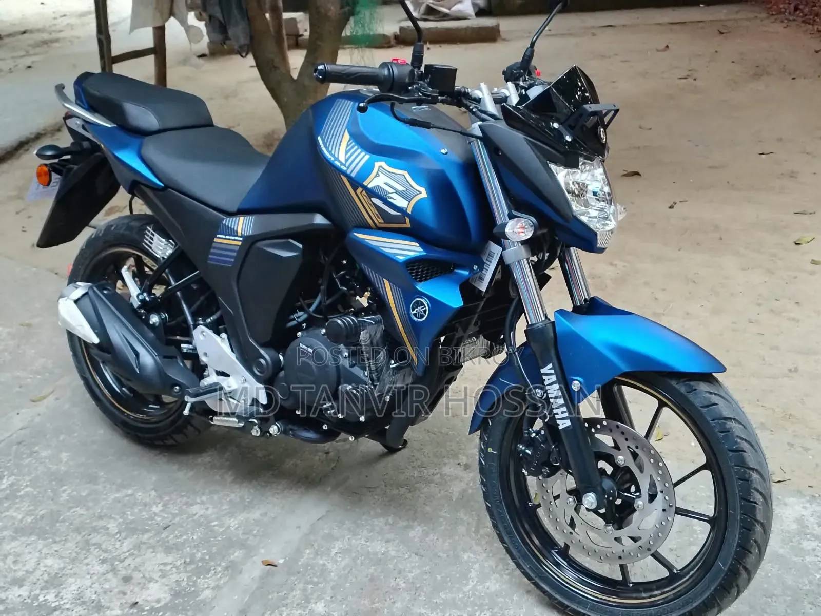 Yamaha FZS V2 2025 Blue