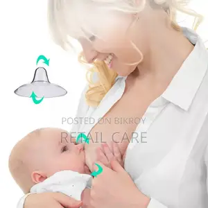 2PCS BPA-Free Silicone Nipple Shields for Comfortable Breastfeeding