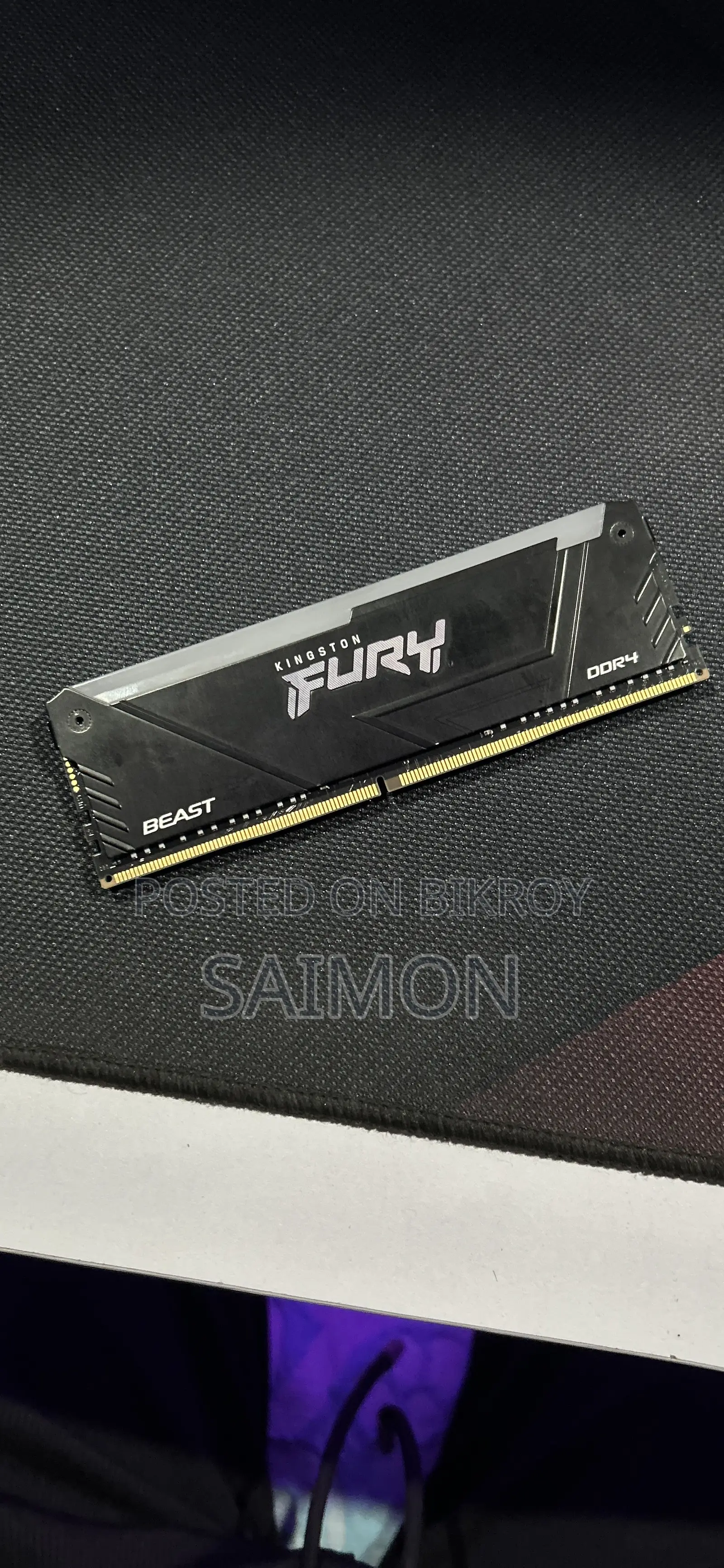 Kingston Fury Beast RGB 16gb (8gb×2) Ddr4 3200mhz Ram