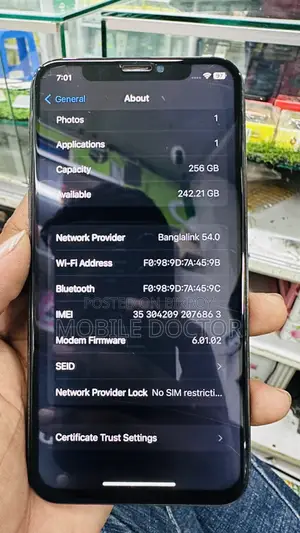 Apple iPhone X 256 GB Black
