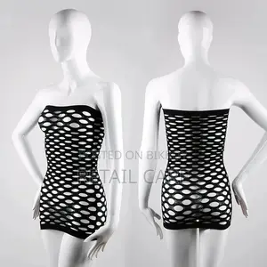 Women's Mesh Mini Dress | Stylish Cutout Party & Honeymoon Nightwear
