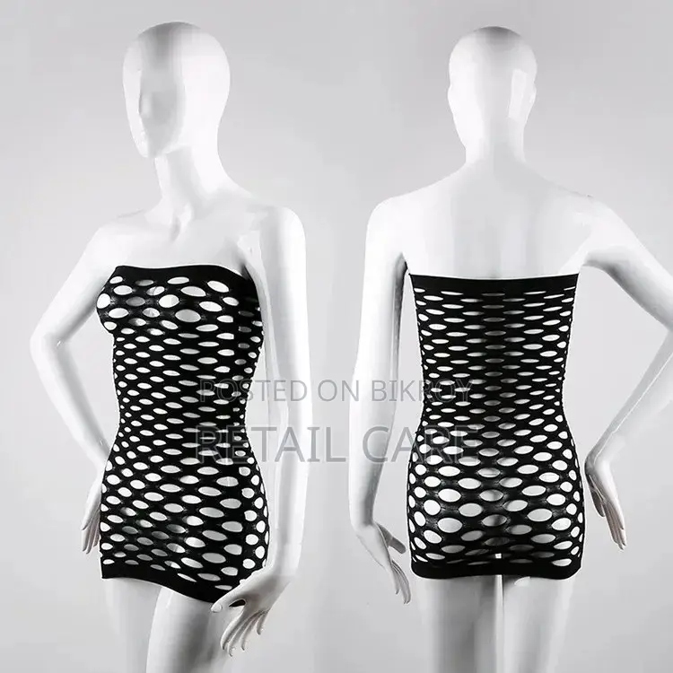Women's Mesh Mini Dress | Stylish Cutout Party & Honeymoon Nightwear