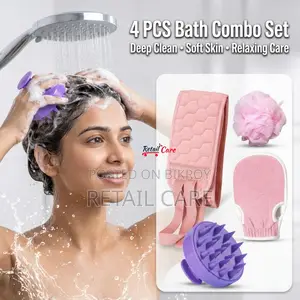 4-in-1 Premium Bath Spa Set Deep Cleaning & Exfoliating Body Care Kit