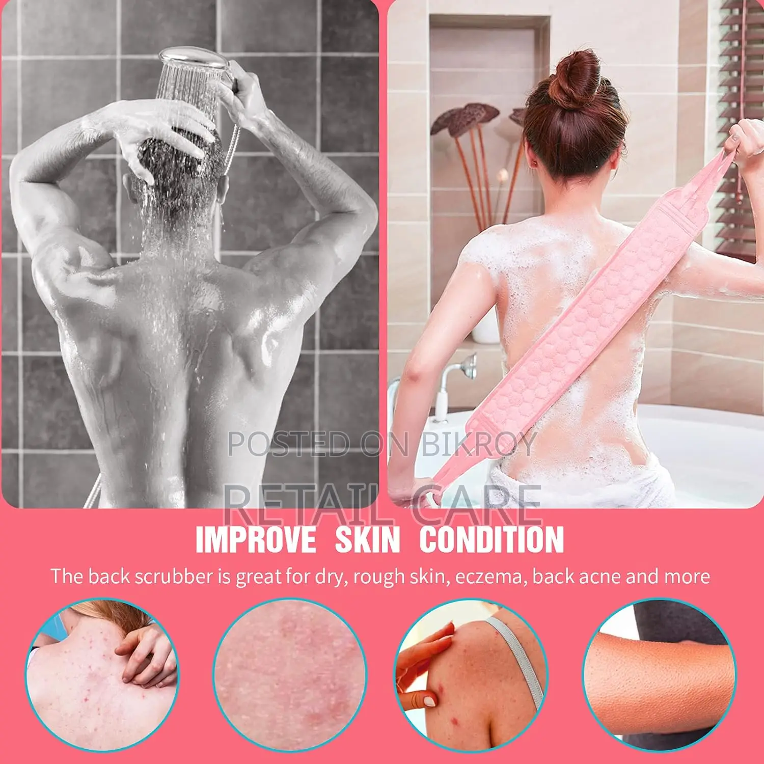 4-in-1 Premium Bath Spa Set Deep Cleaning & Exfoliating Body Care Kit