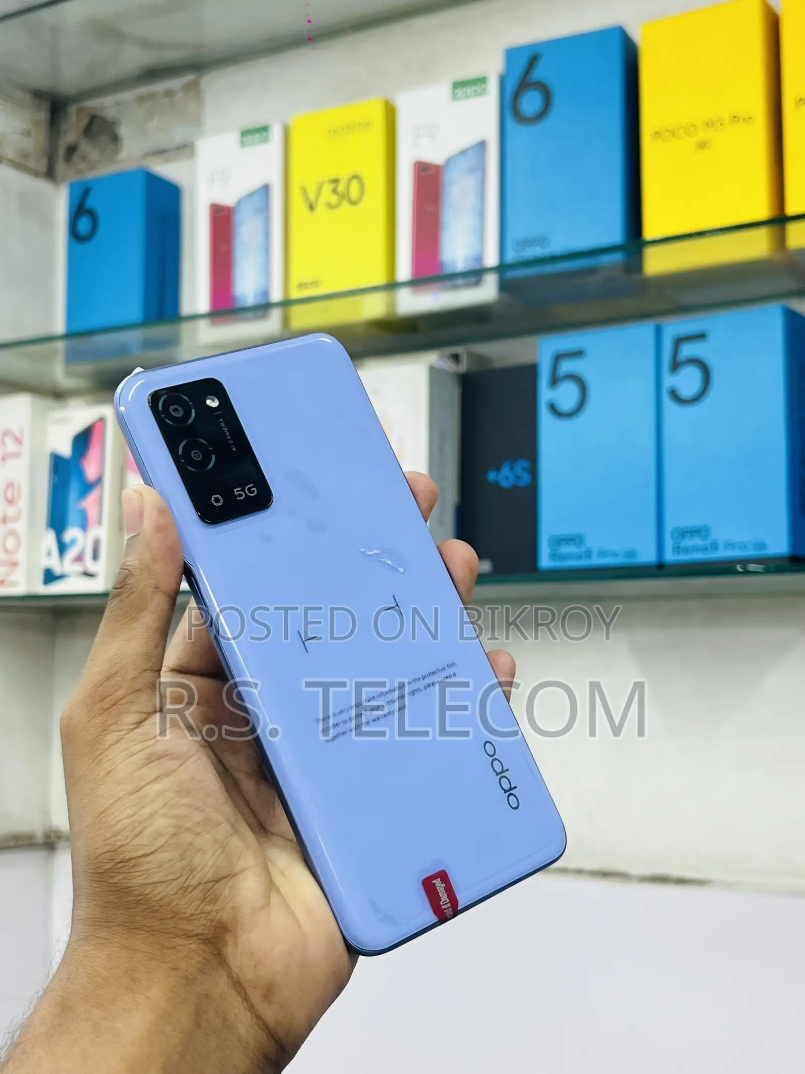 New Oppo A56 5G 256 GB Purple