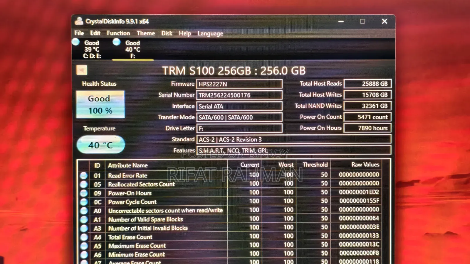 256gb Sata SSD