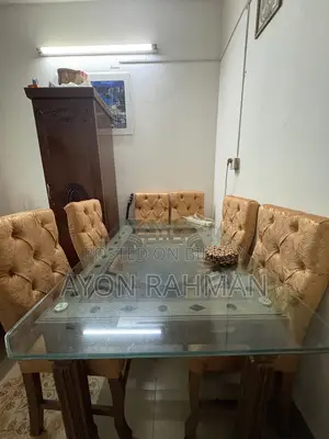 Shegun Kather Dinning Table 6 Chair