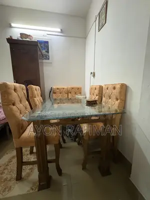 Shegun Kather Dinning Table 6 Chair