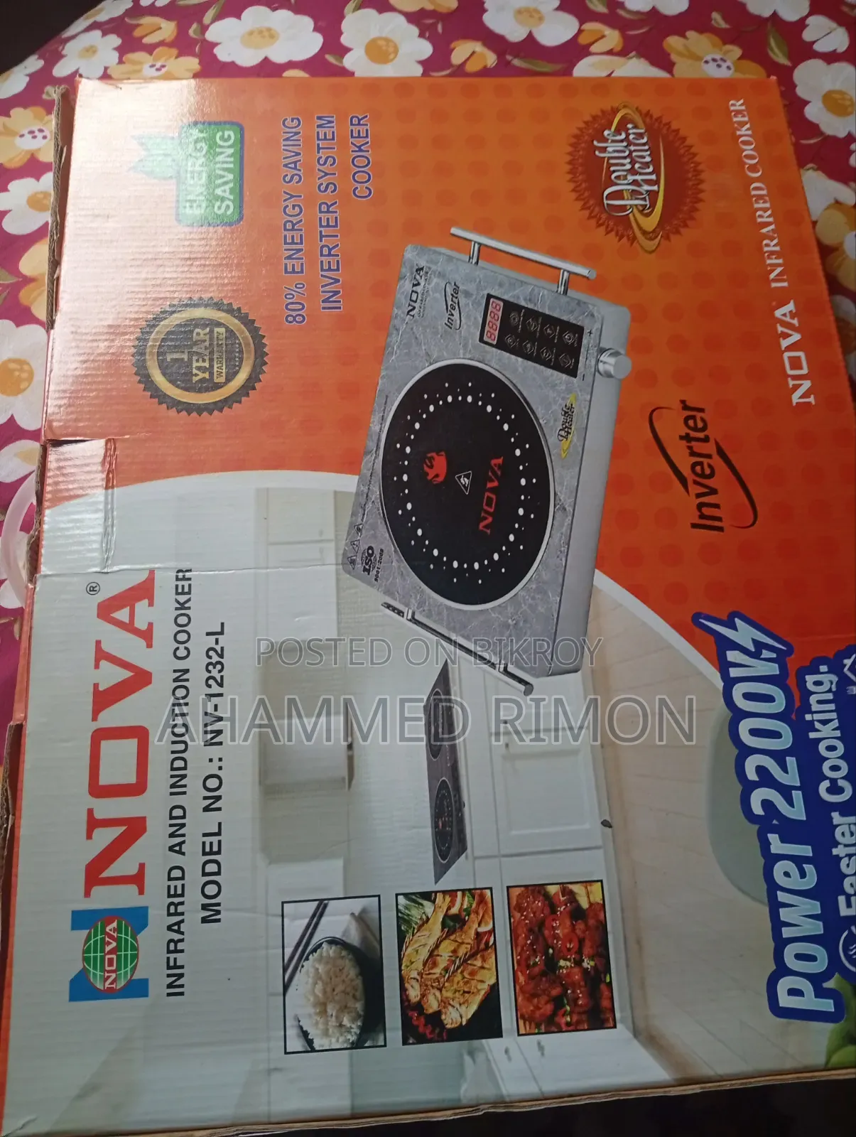 Infrared and Induction Cooker