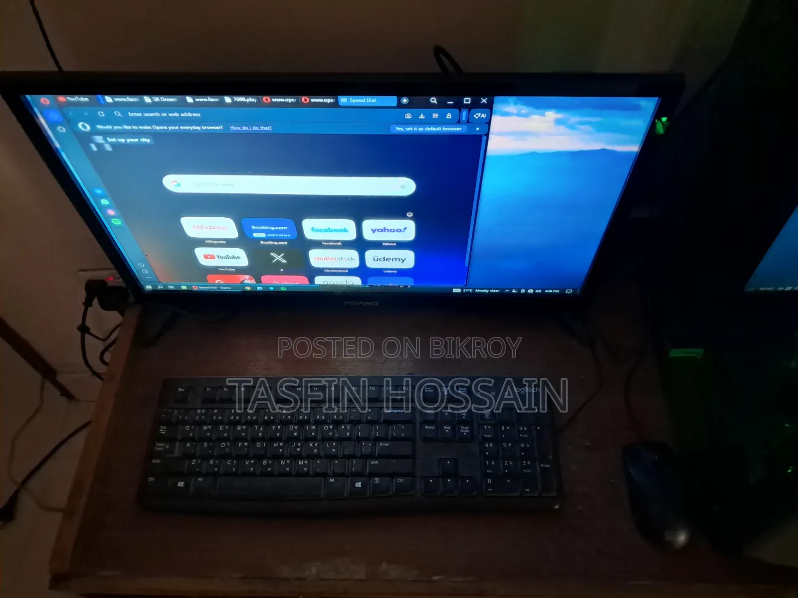 Desktop Computer Asus A4110 4GB Intel Core i5 HDD+SSD 256GB