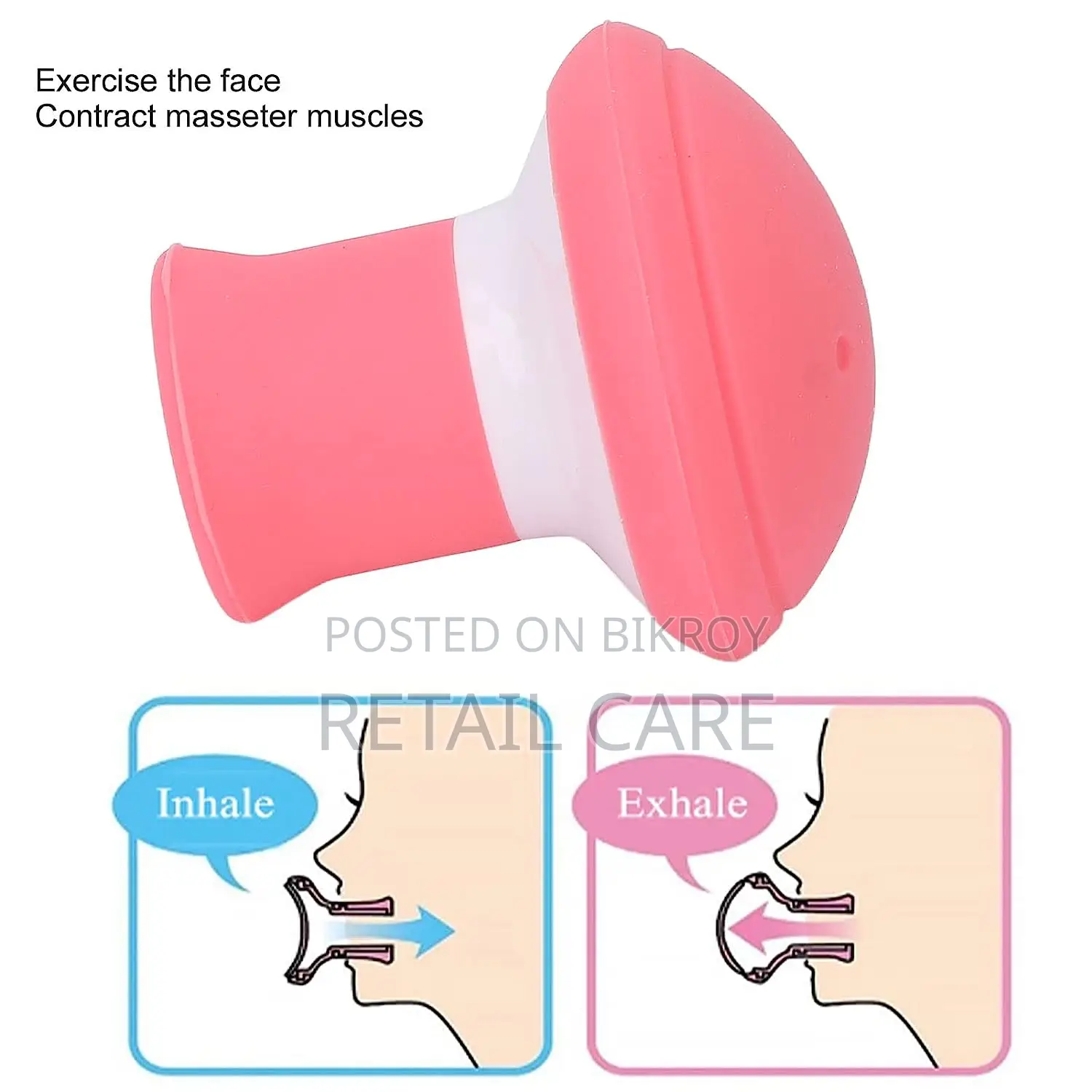 Face Exerciser Jawline Trainer Double Chin Neck Toning Tool