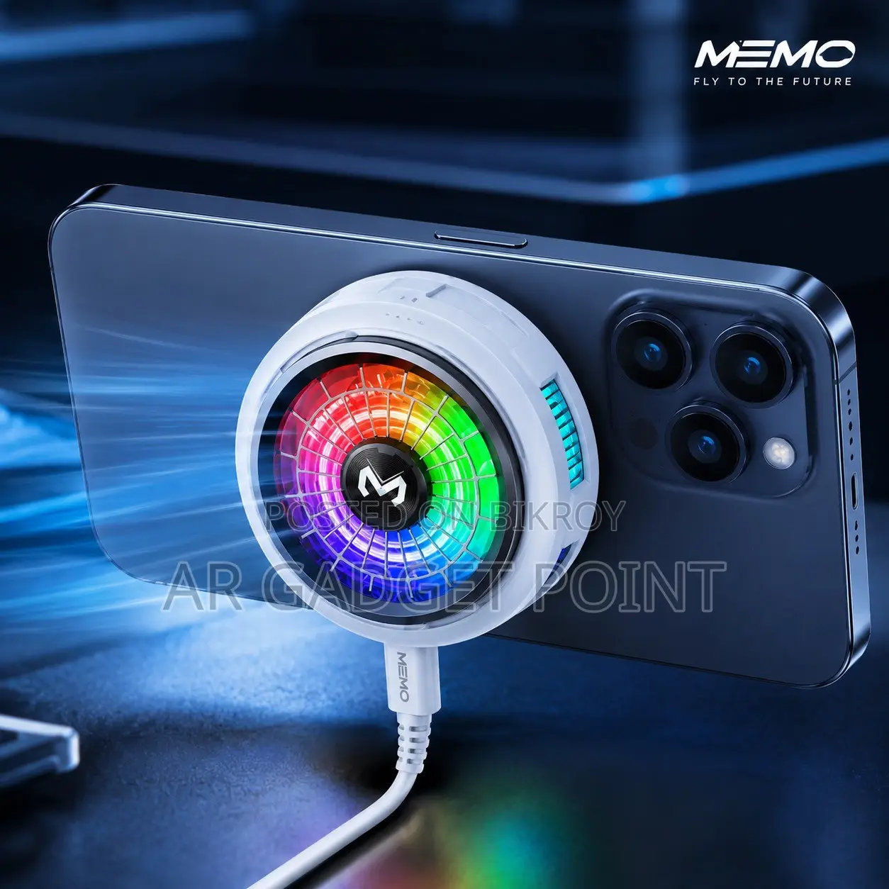 MEMO CX20 RGB Magnetic Phone Cooler