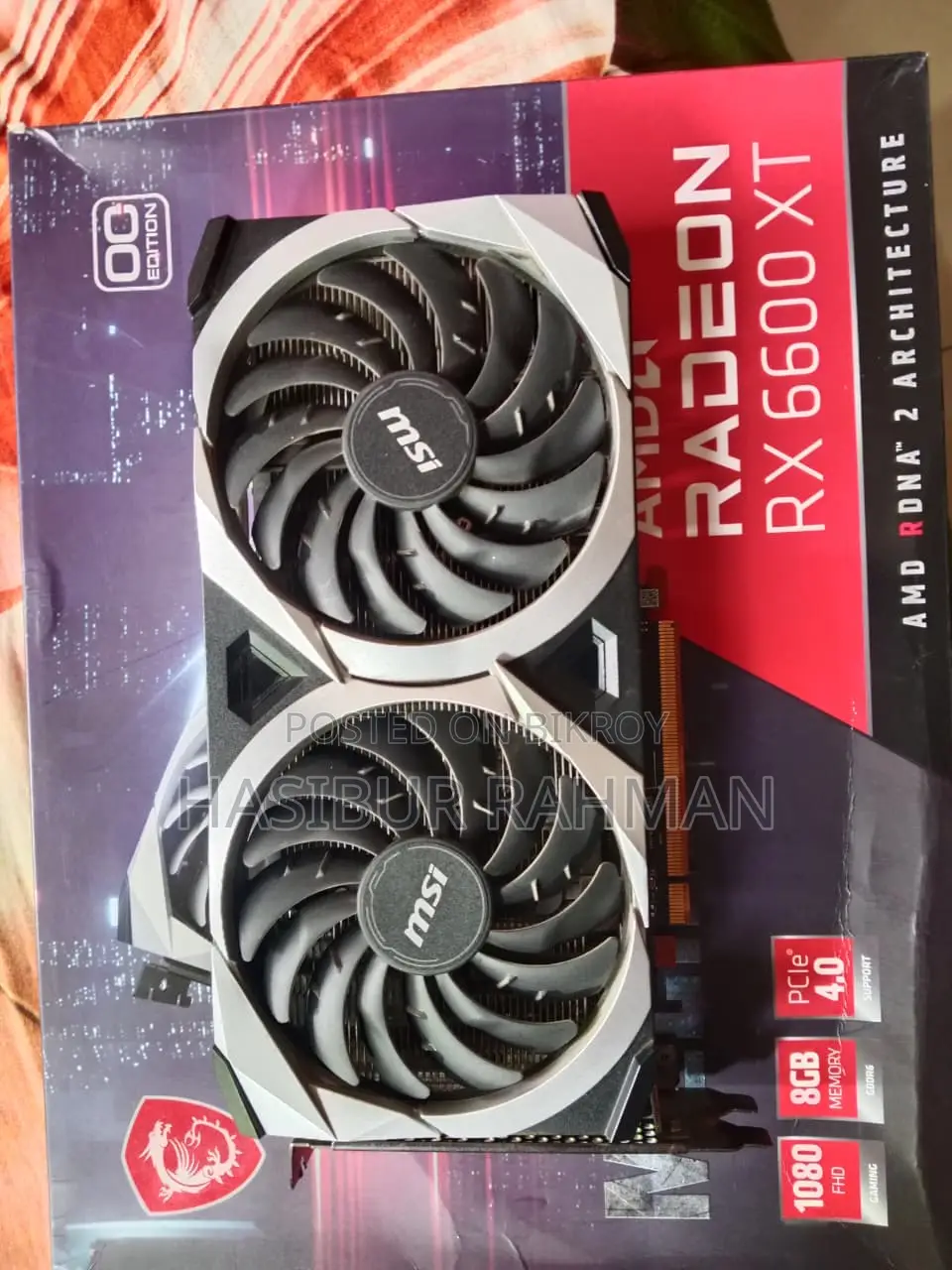 MSI RX 6600 XT 8GB GDDR6 | Excellent Condition | Original Box