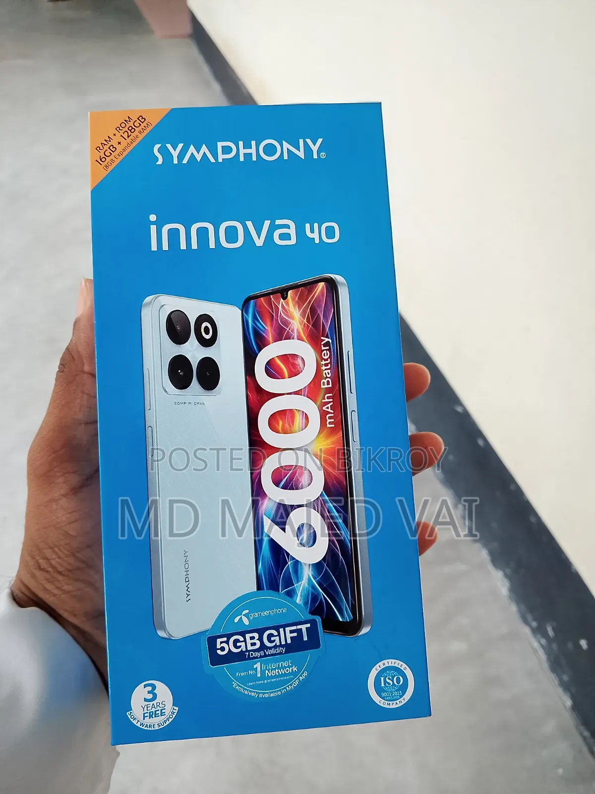 সিম্ফনি ইনোভা ৪০ ১২৮ জিবি কালো