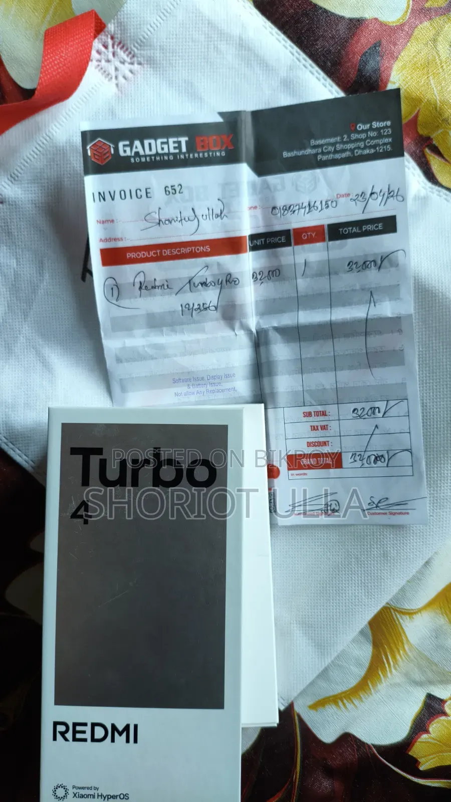 Xiaomi Redmi Turbo 4 256 GB White