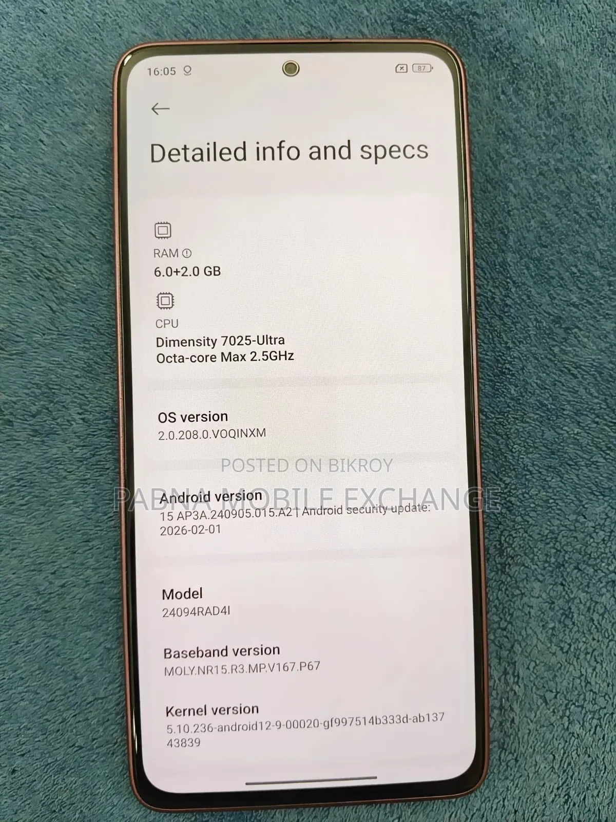 Xiaomi Redmi Note 14 5G 256 GB Blue
