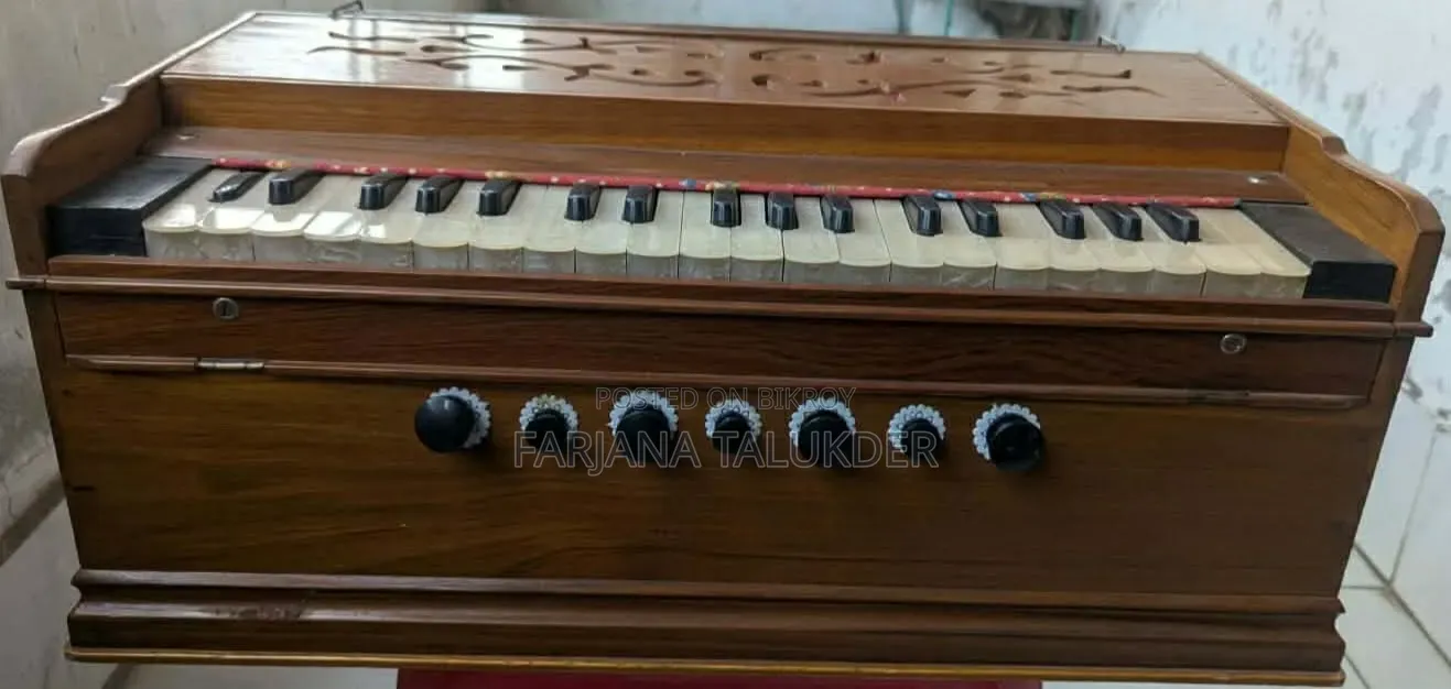 Traditional Handmade Wooden Harmonium for Sale