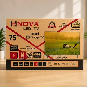 NOVA 75” 4K QLED Google TV | Dolby Vision HDR10+ | Android 14 |