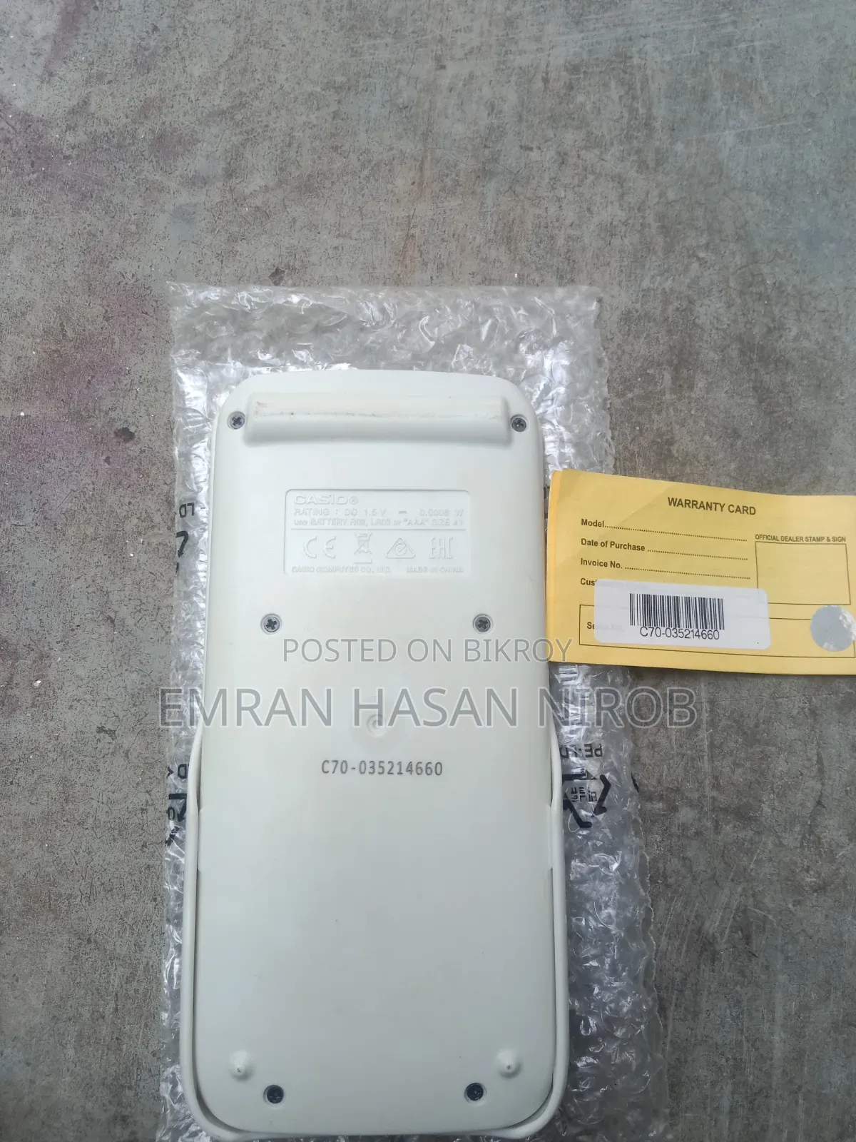 Casio Fx 570-Ex Scientific Calculator for Sell