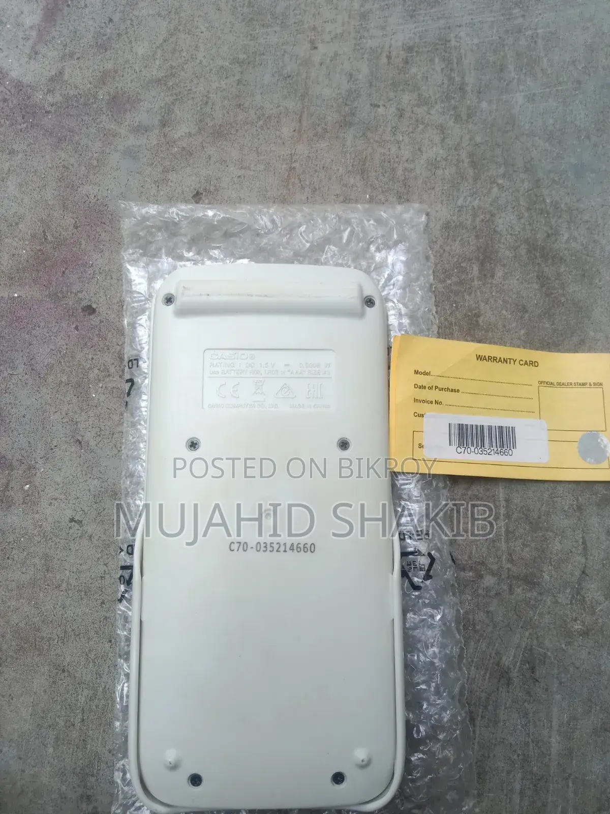 Casio Fx 570-Ex Scientific Calculator for Sell