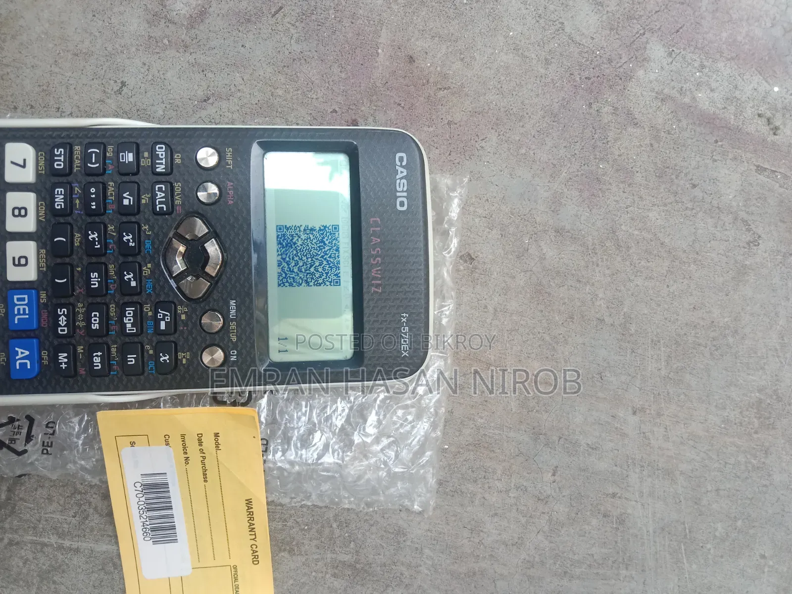 Casio Fx 570-Ex Scientific Calculator for Sell