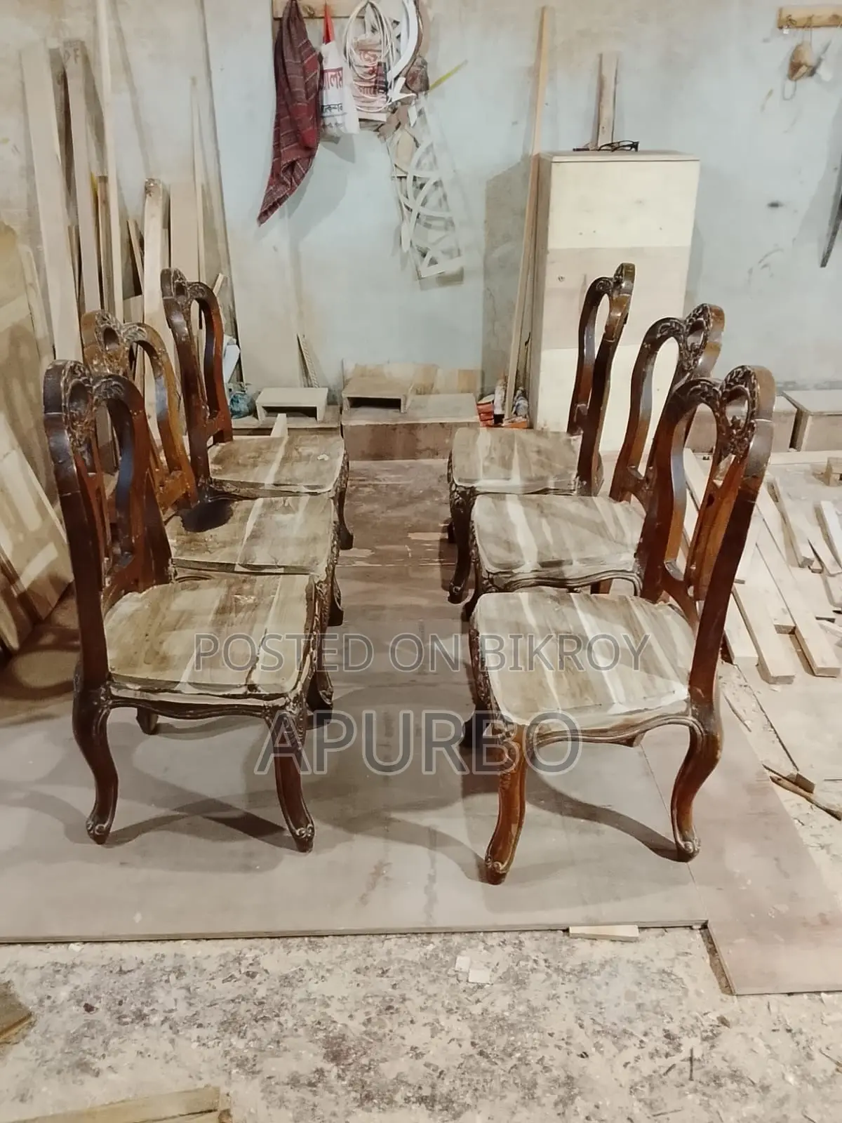 সেগুন কাঠের ভিক্টোরিয়া চেয়ার সেট