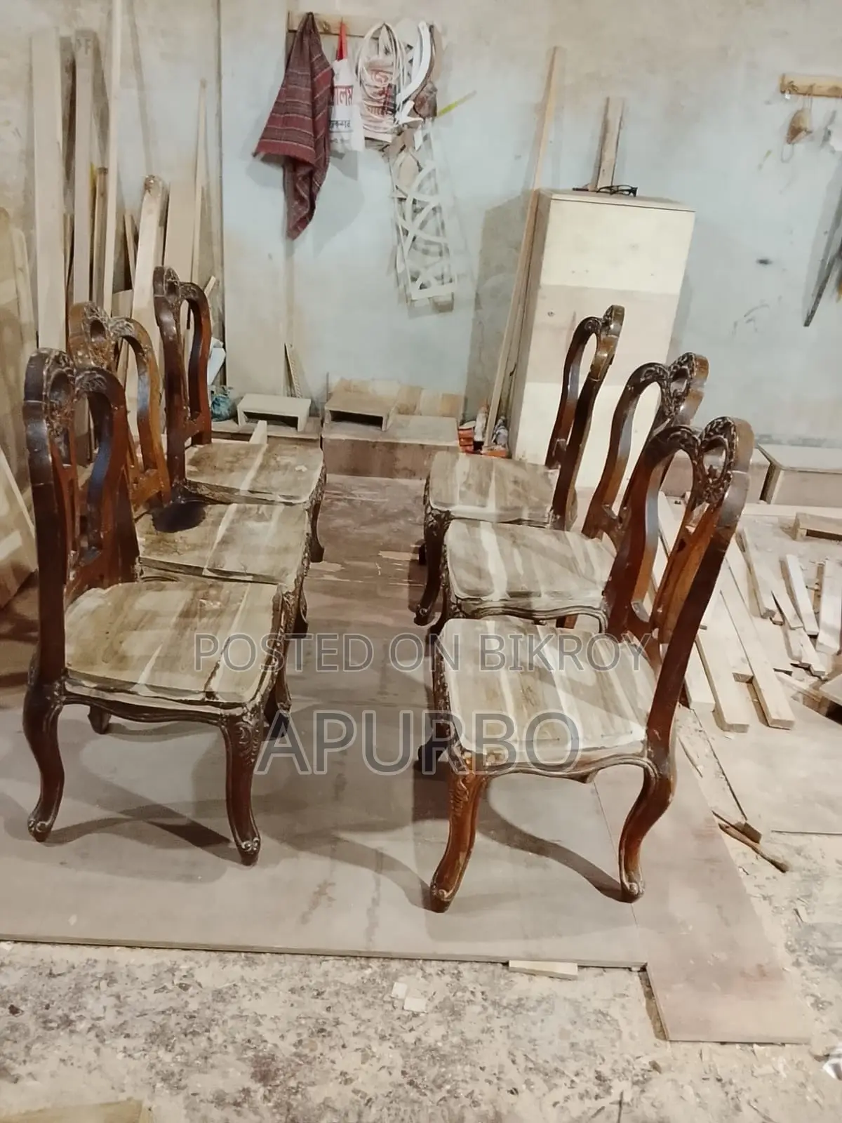 সেগুন কাঠের ভিক্টোরিয়া চেয়ার সেট