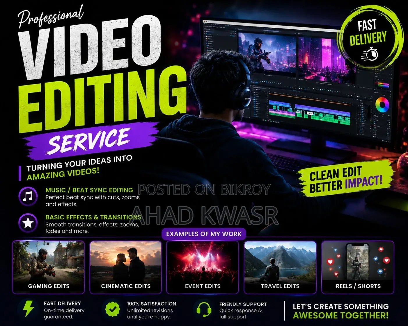 Professional Video Editing Service
