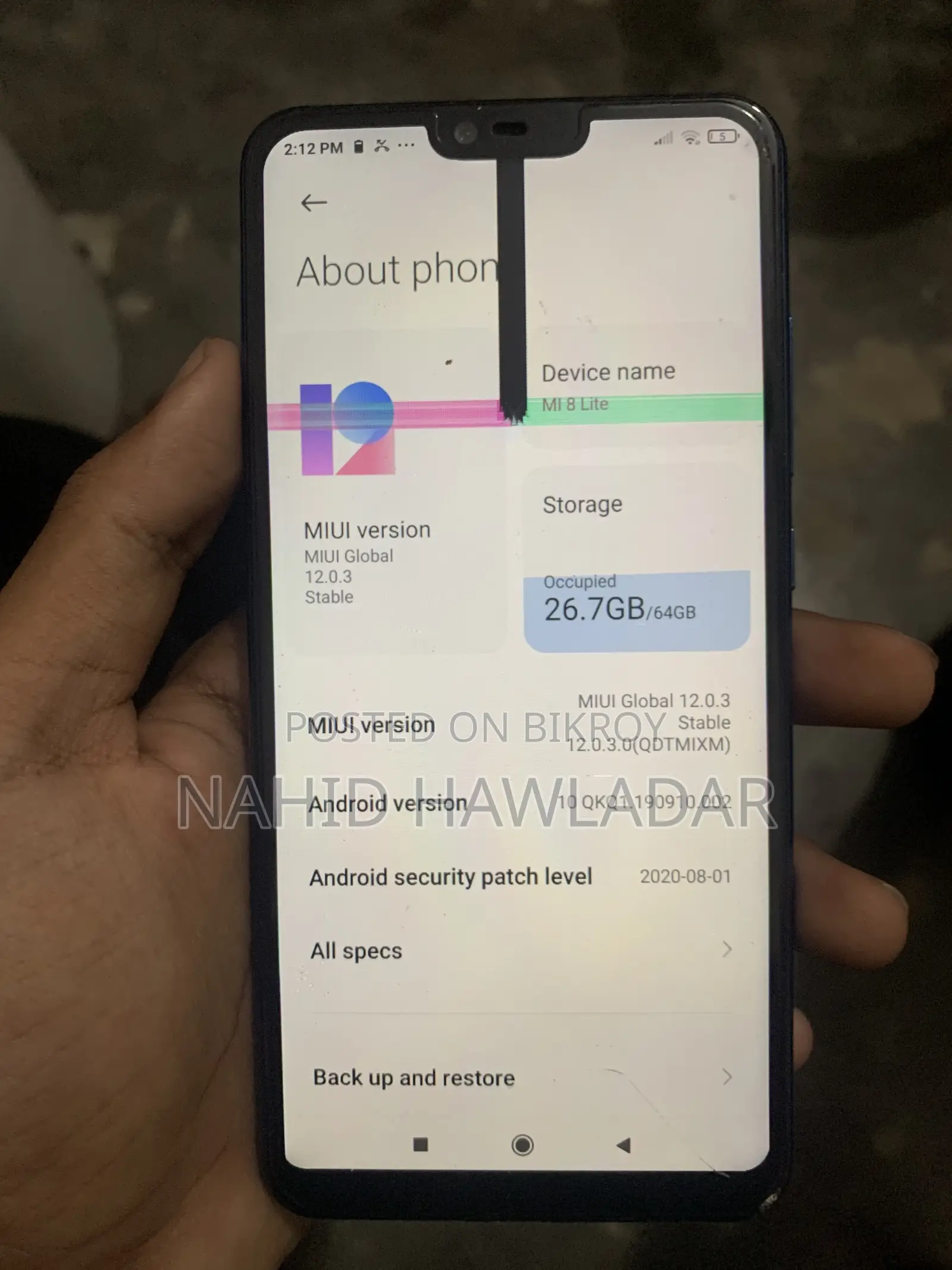 New Xiaomi Mi 8 Lite 64 GB Blue