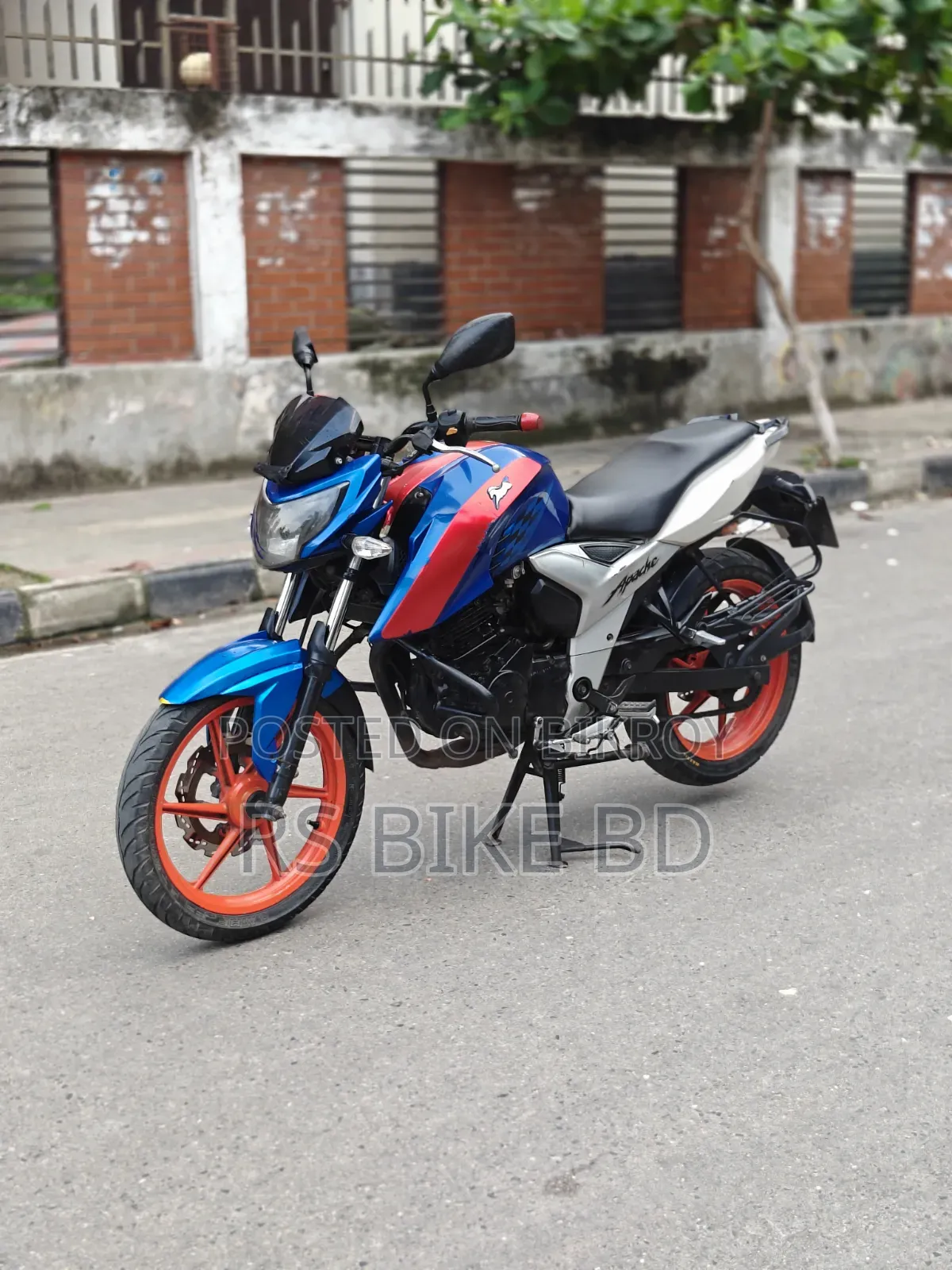 TVS Apache 160 4V 2019 Blue