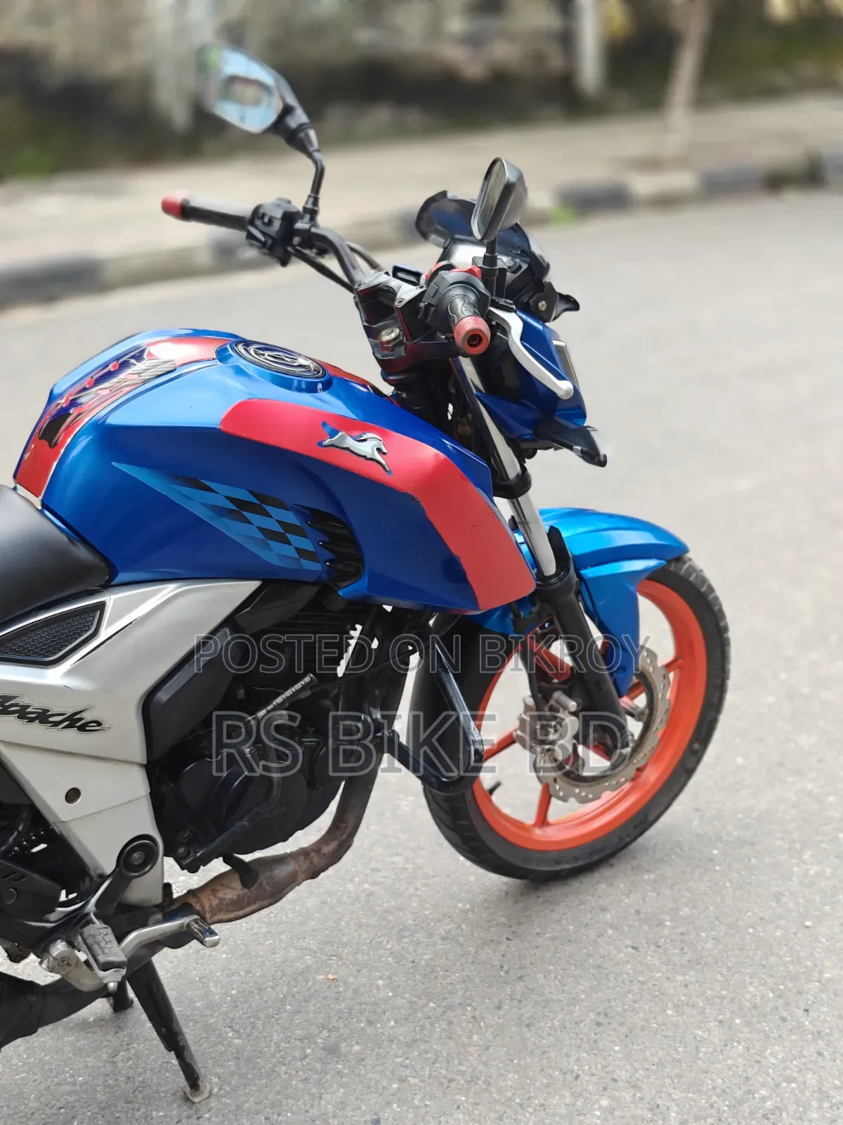 TVS Apache 160 4V 2019 Blue